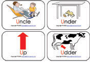 letter-Uu-mini-flashcards